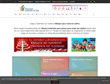 Tablet Screenshot of dibujosparacolorearonline.es